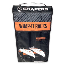 Load image into Gallery viewer, Shapers Padded Wrap and Strap Rack System | Double - Carry up to 6 Boards
