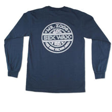 Load image into Gallery viewer, Pinstripe Long Sleeve T-Shirt - Navy (Choose Size)
