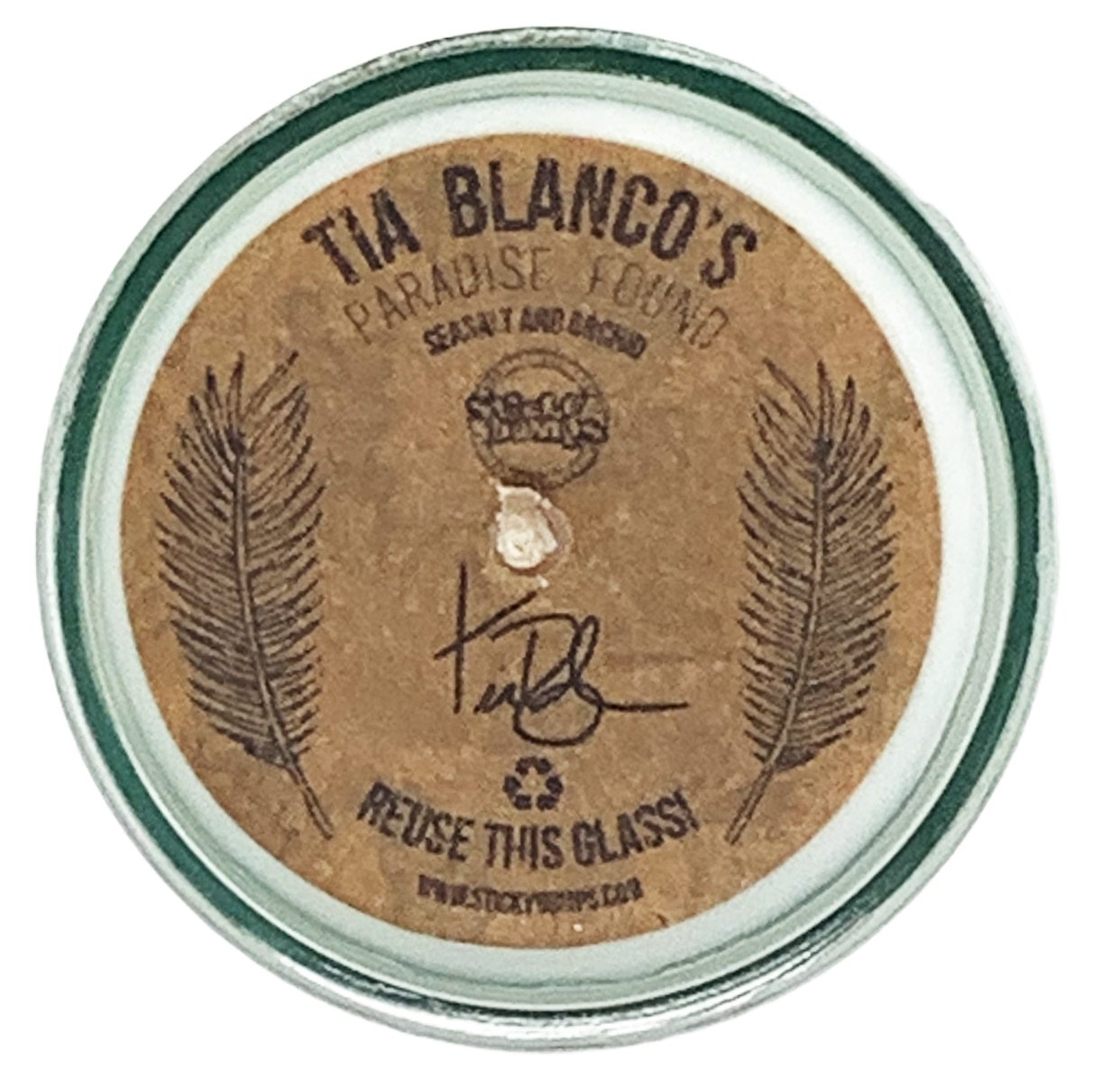 Signature Series - Tia Blanco 8 oz Glass | Paradise Found - Sea Salt + Orchid