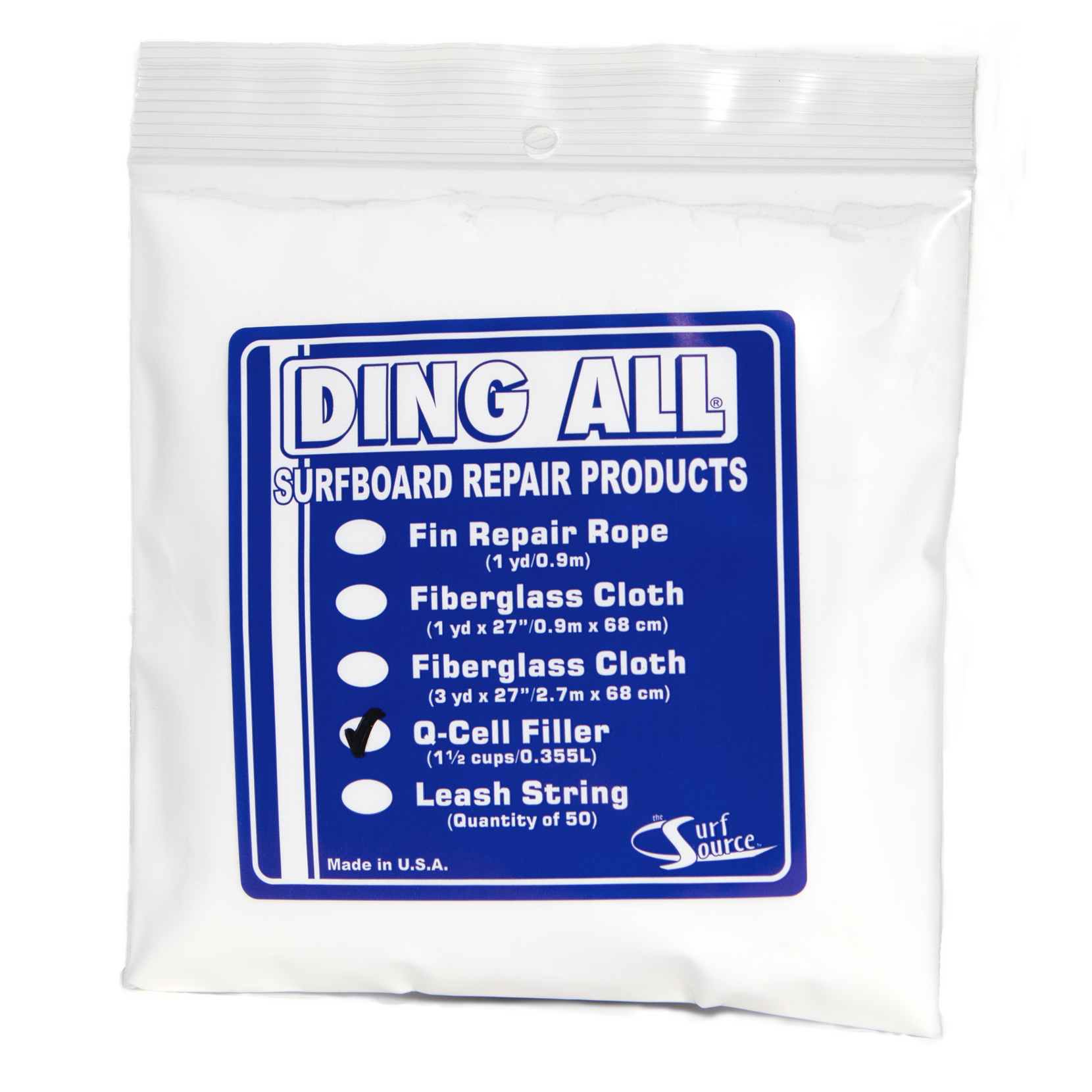Ding All Q-Cell Filler - 12 fl ounces (2 oz dry)