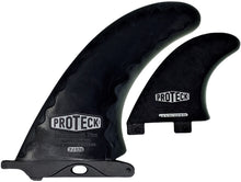 Load image into Gallery viewer, Pro Teck Performance Fins 7&quot; Combo Set With 4&quot; Side Fins - Black
