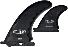 Load image into Gallery viewer, Pro Teck Performance Fins 7&quot; Combo Set With 4&quot; Side Fins - Black
